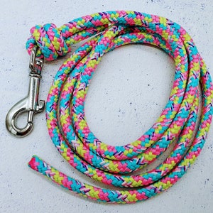 House leash made of rope, dog leash for puppies, puppy leash, light leash from 1 m without hand loop image 4