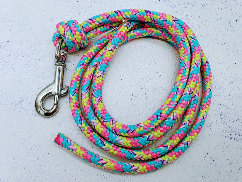 House leash made of rope, dog leash for puppies, puppy leash, light leash from 1 m without hand loop image 4