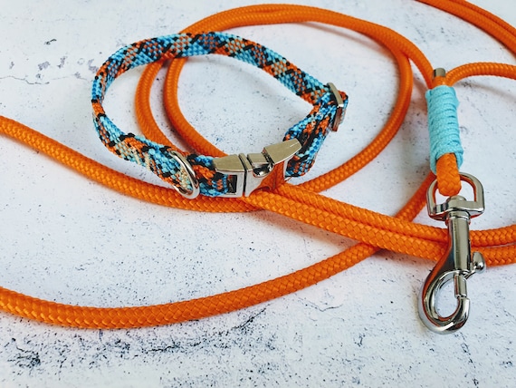 bissfeste hundeleine Hundeleine-Outdoor-meliert (konfigurierbar) – Angy's DogDesign
