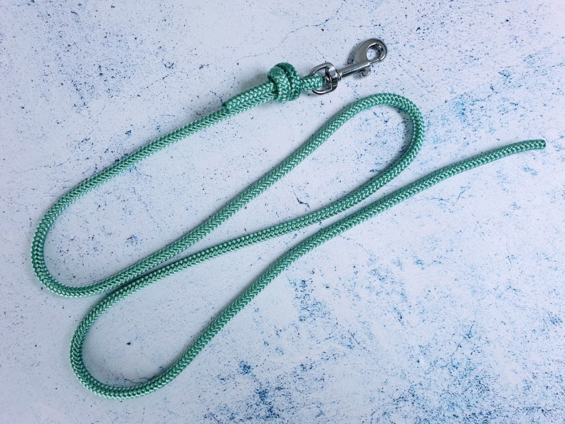 House leash made of rope, dog leash for puppies, puppy leash, light leash from 1 m without hand loop image 5