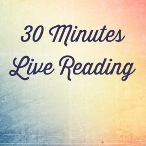 30 Min Live Reading (Zoom)