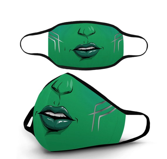 Gamora Face Mask Guardians of the Galaxy Adults and children | Etsy