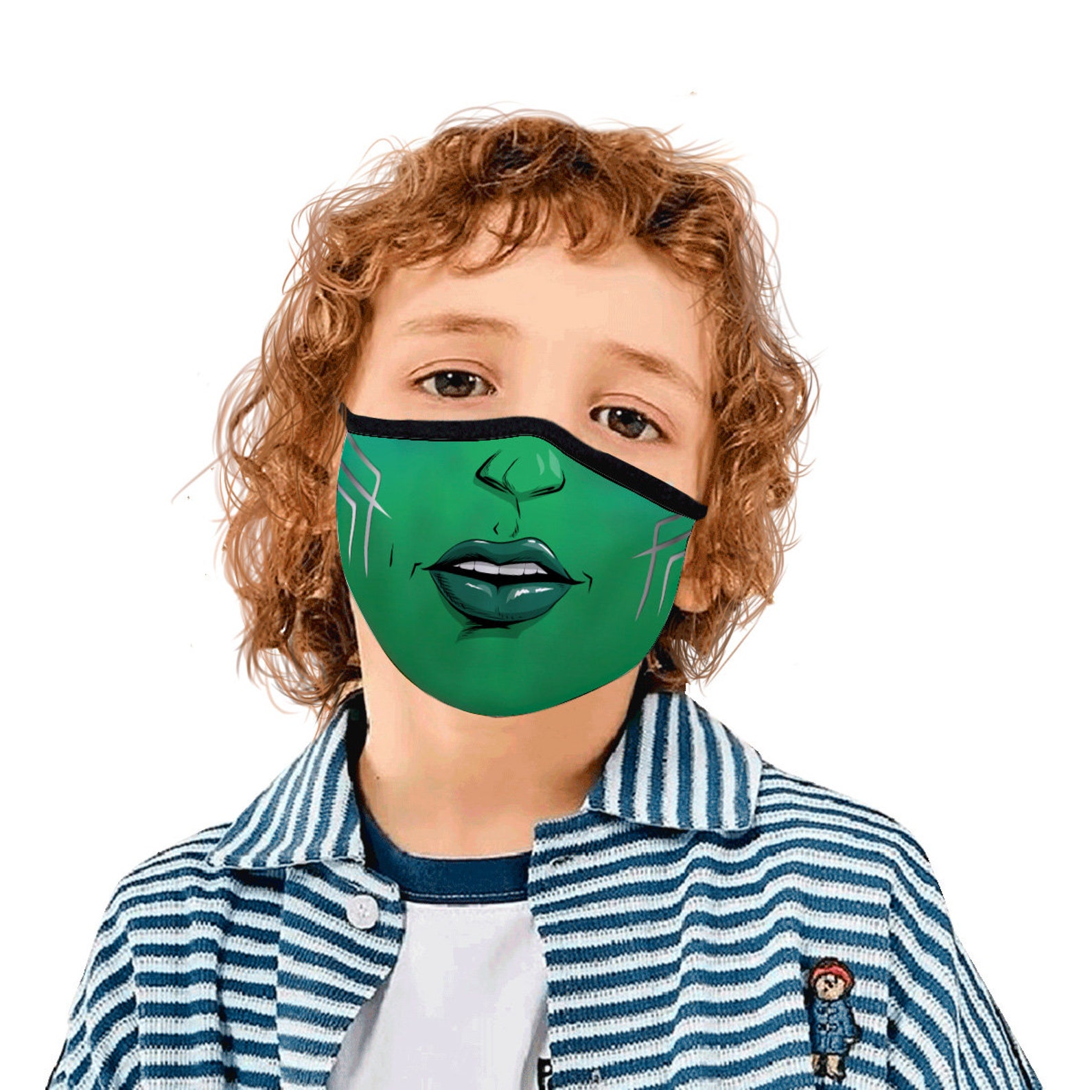 Gamora Face Mask Guardians of the Galaxy Adults and children | Etsy