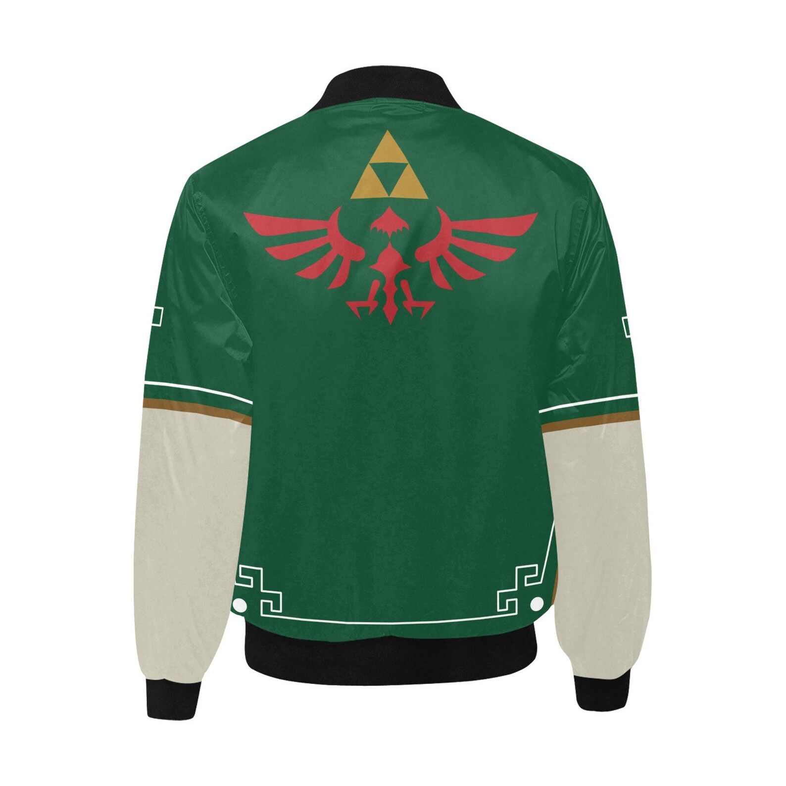 The Legend of Zelda Breath of Wild Green Bomber Jacket Mens Etsy