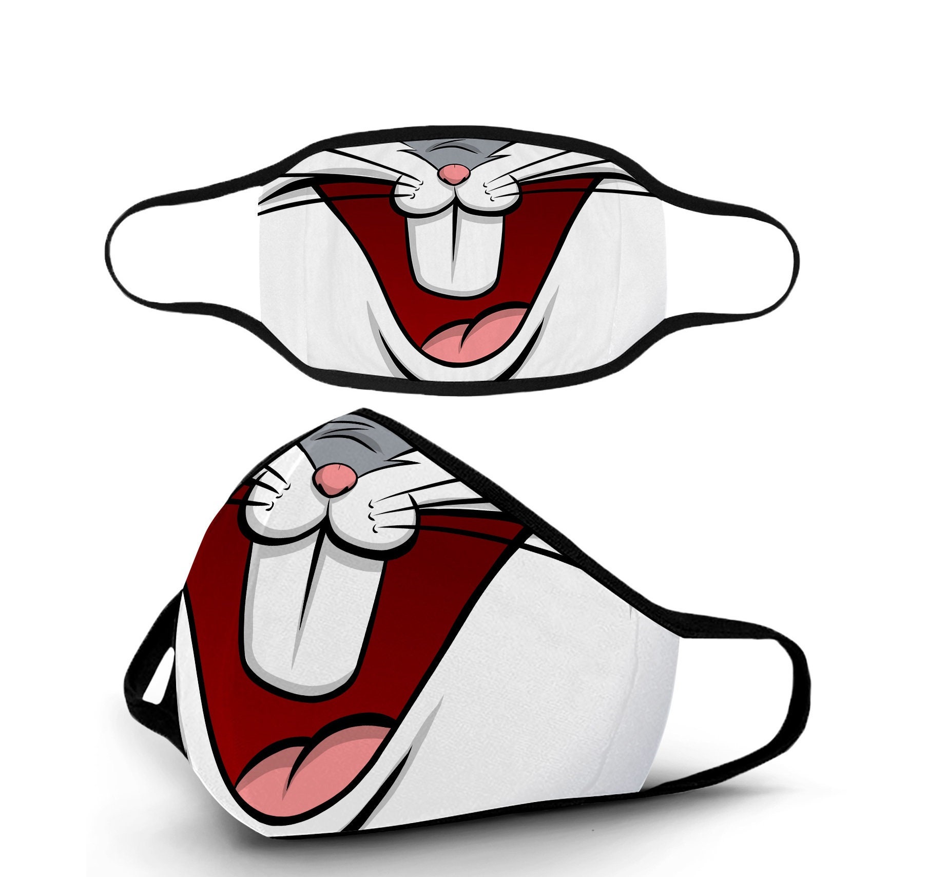 Bugs Bunny Face Mask Adults and children Etsy