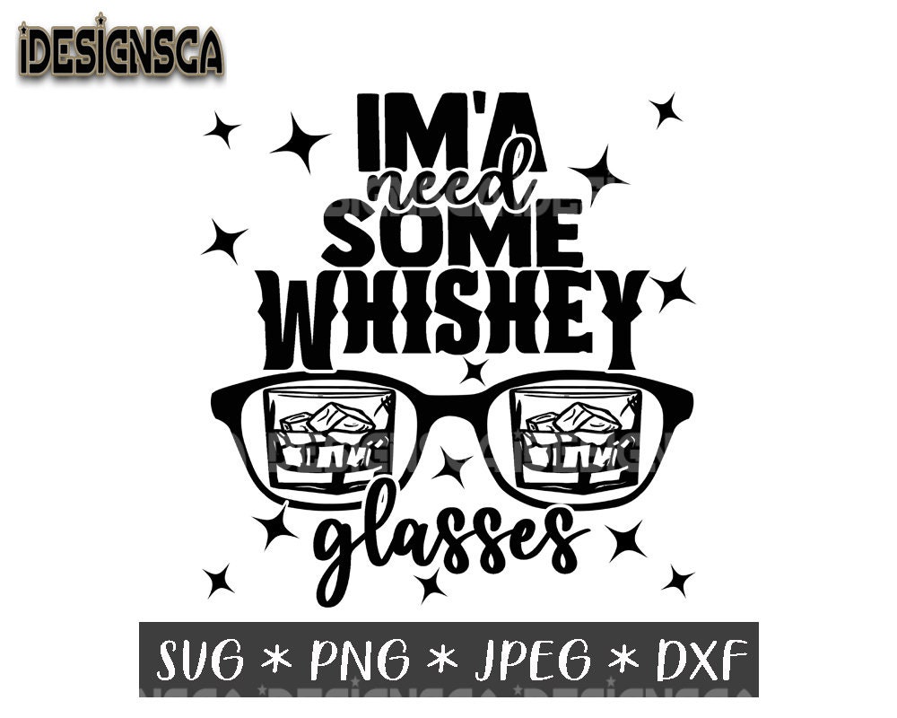Wallen Whiskey Glasses Svg