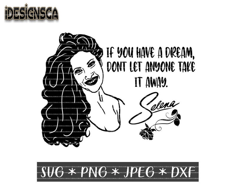 Selena SVG Women Svg Png Jpeg Dxf Cut Files Spanish Svg | Etsy