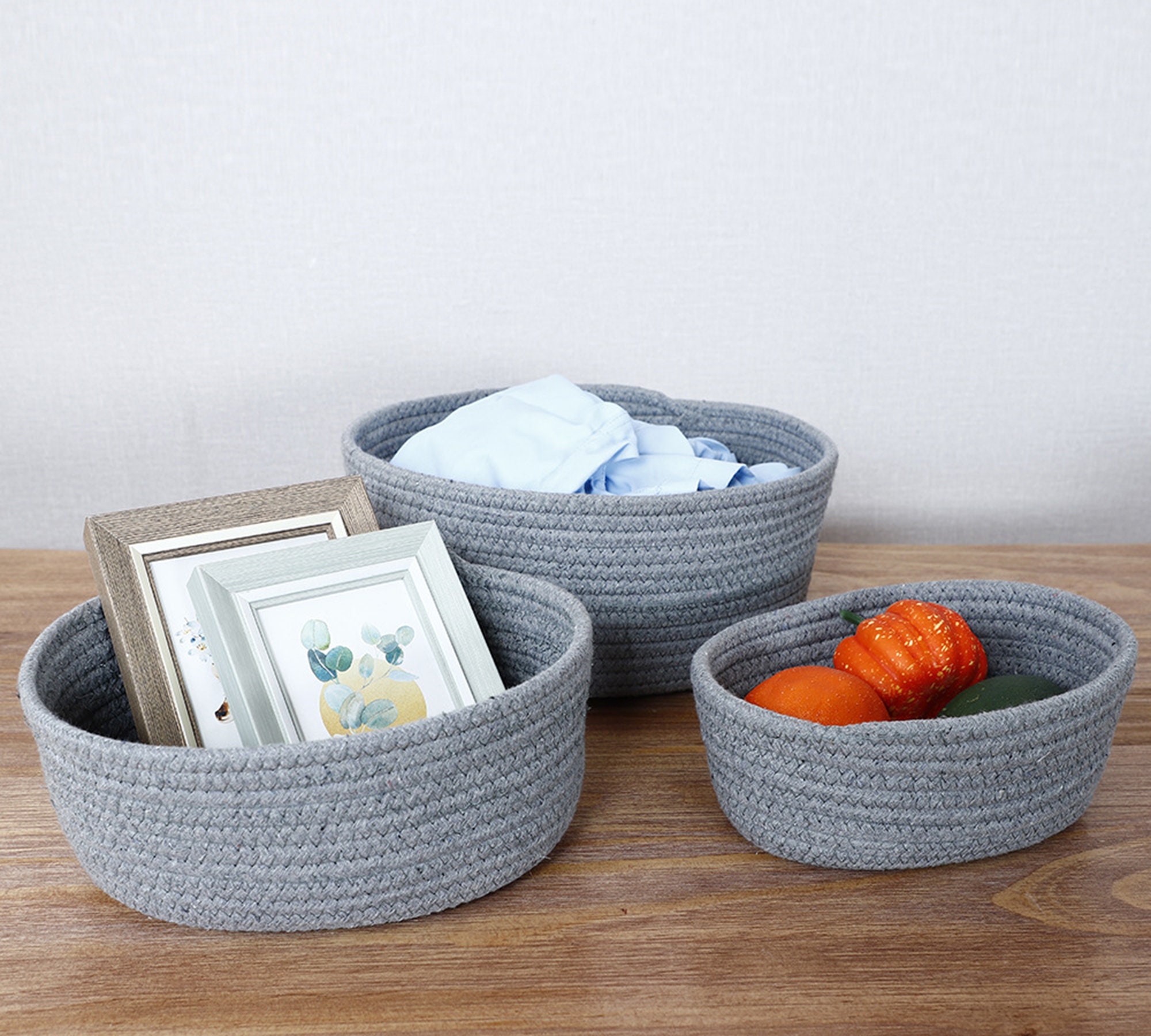 3 Pcs Pack Kids Toys Storage Basket On Desk Etsy