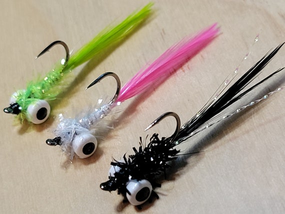 3 Pack Panfish Jigs, Flies for Bluegill, Crappies, and Perch, Gift for Fly  Fisherman, Freshwater Flies -  Norway