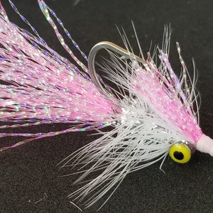 Redfish Shrimp Hot Pink, Saltwater Flats Fishing Fly, Weighted Shrimp Imitation, Redfish, Speckled Trout, Flounder Fly