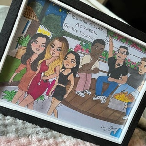 Love Island Gepersonaliseerde Tekening Zoals Gezien op Aftersun!