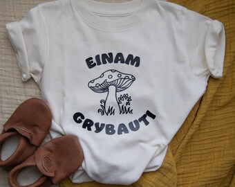 Einam Grybauti - Black / Toddler Shirt / Toddler Boy Clothes / Toddler Girl Clothes / Toddler Clothes / Minimalist Toddler / Baby Gift