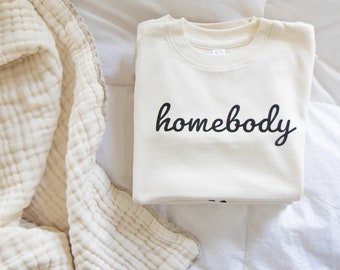 Homebody / Toddler Shirt / Toddler Boy Clothes / Toddler Girl Clothes / Toddler Clothes / Unisex / Minimalist Toddler Apparel / Baby Gift