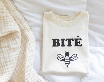 Bite / Toddler Shirt / Toddler Boy Clothes / Toddler Girl Clothes / Toddler Clothes / Unisex / Minimalist Toddler Apparel / Baby Gift