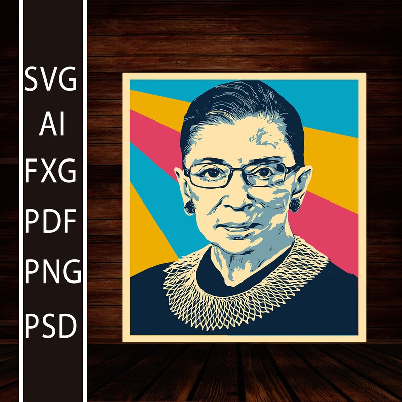 Download Notorious RBG Bundle High Resolution 300dpi SVG-PNG | Etsy