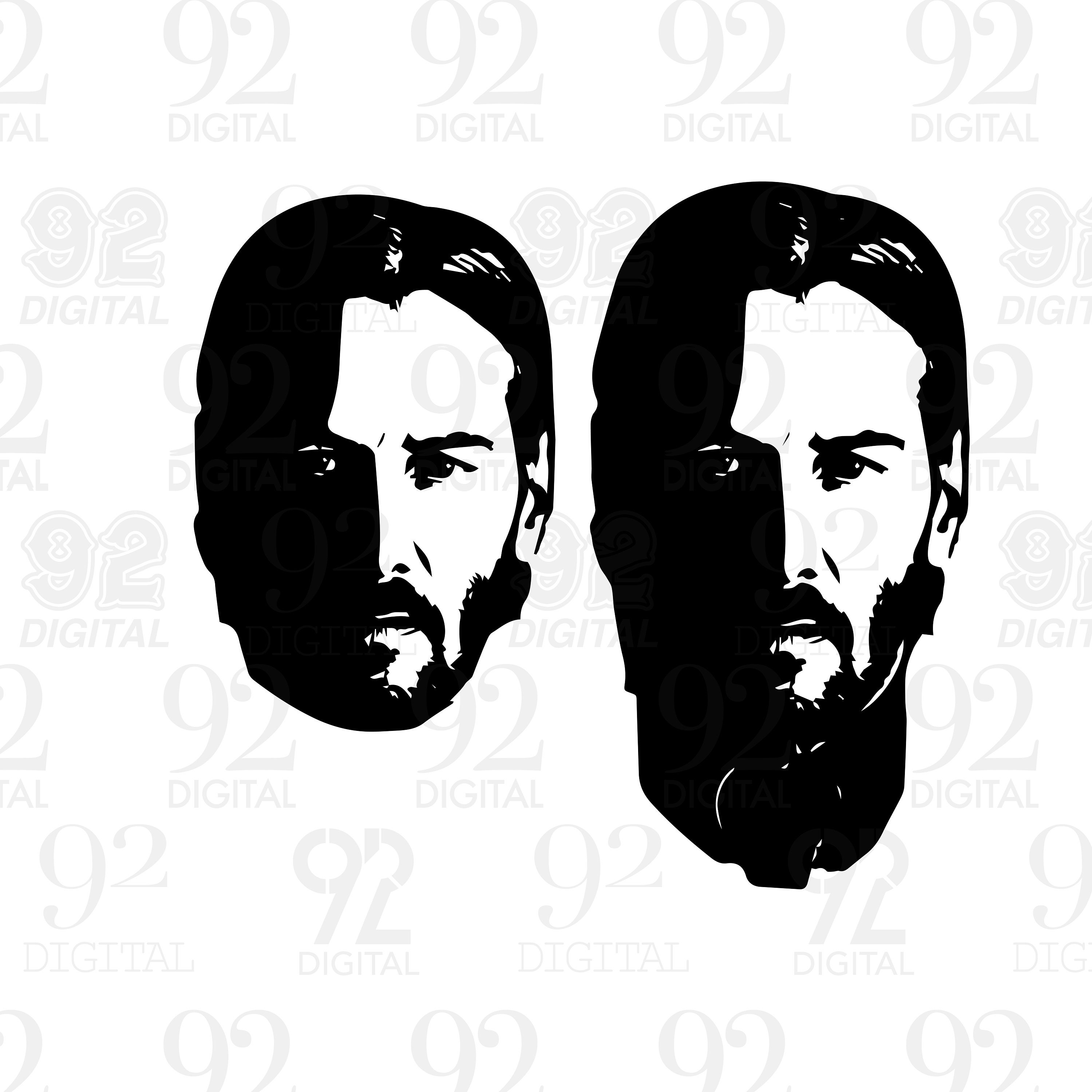 SVG, PDF, EPS Png Jpeg Vector Image Perfect for Cricut /& Silhouette Keanu Reeves Vector Art