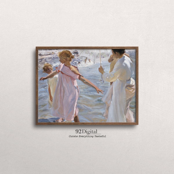 Beach Crowd Art Etsy Beach Crowd Art Etsy