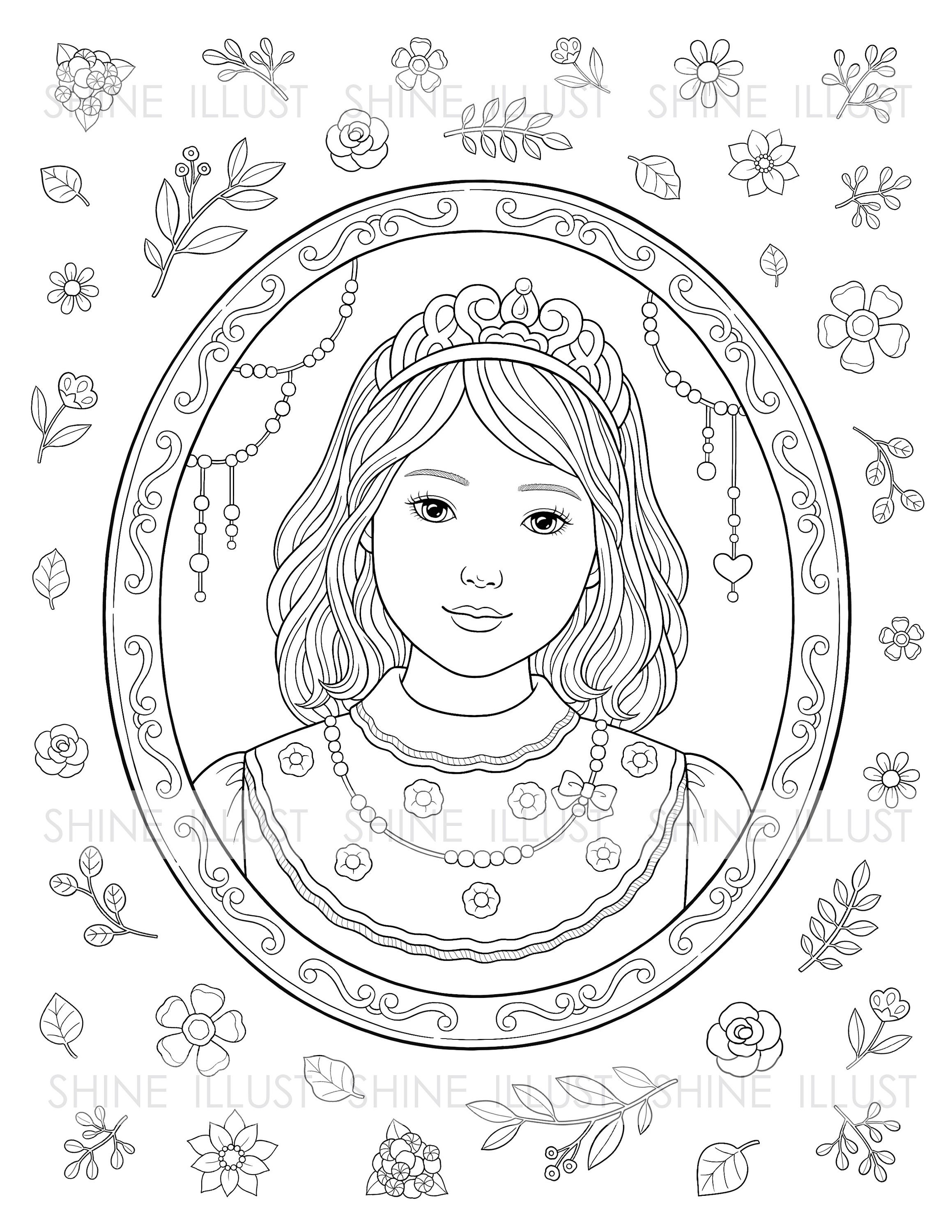 Coloring pages for girls  chelseachacktanmegi1982's Ownd