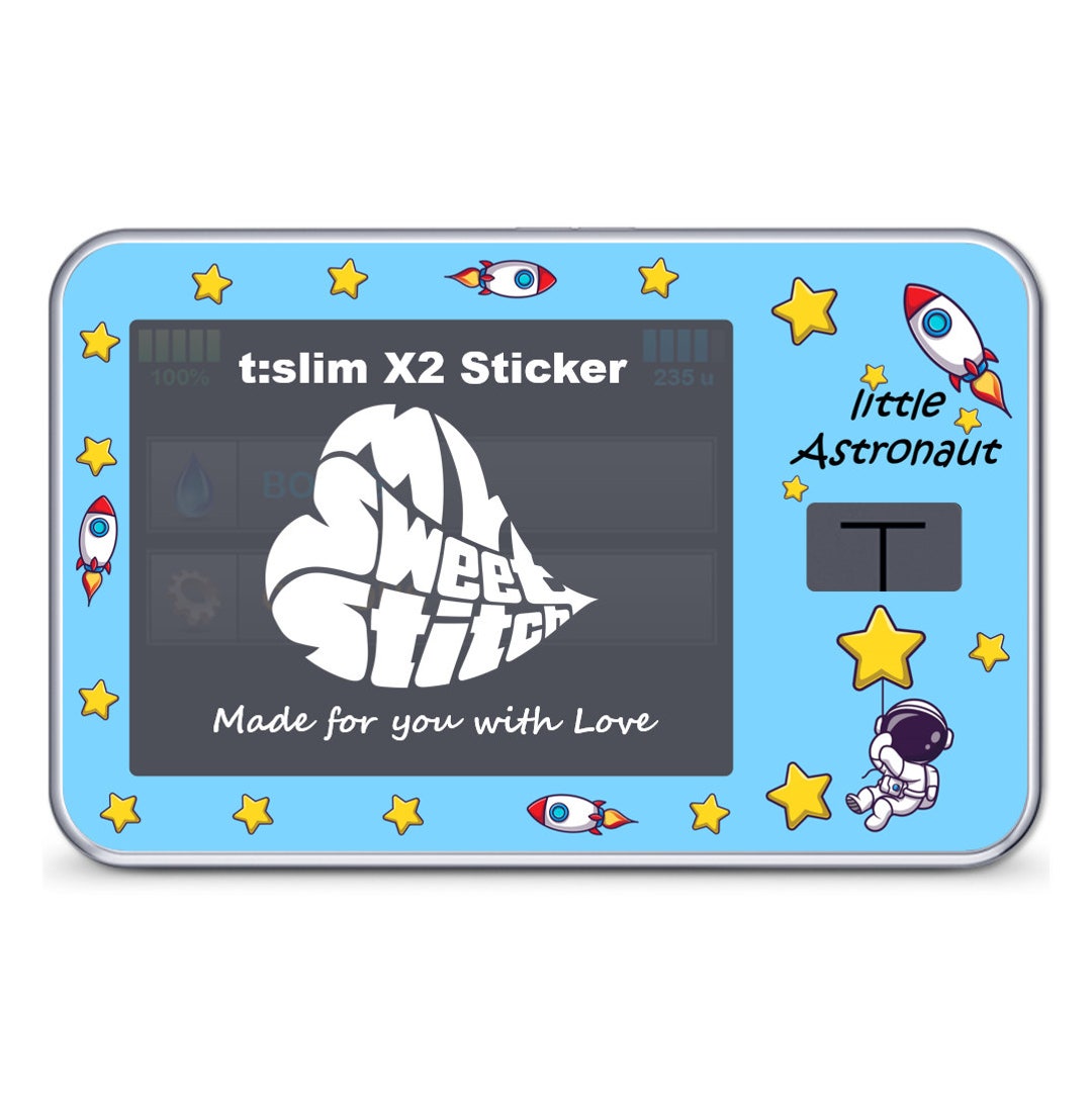 Mysweetstitch | Tandem T:slim X2 Sticker | Little Astronaut - Etsy