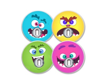 MySweetStitch | Freestyle Libre 3 / 3 Plus Sensor Sticker | Sugar Monster