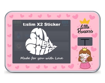 MySweetStitch | Tandem t:slim X2 Sticker | Little Princess