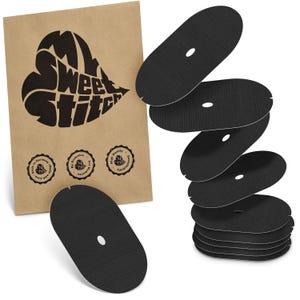 MySweetStitch | Plaster podskórny Dexcom G6 / ONE – owalny Black