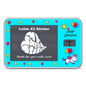 MySweetStitch | Tandem t: slanke X2 Sticker | Kleine Eenhoorn