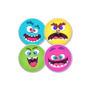 MySweetStitch | Freestyle Libre 1 & 2 Sensor Sticker | Sugar Monster