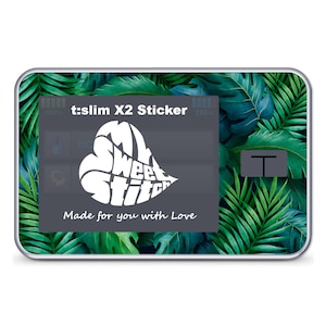 MySweetStitch | Tandem t: slanke X2 Sticker | Tropisch