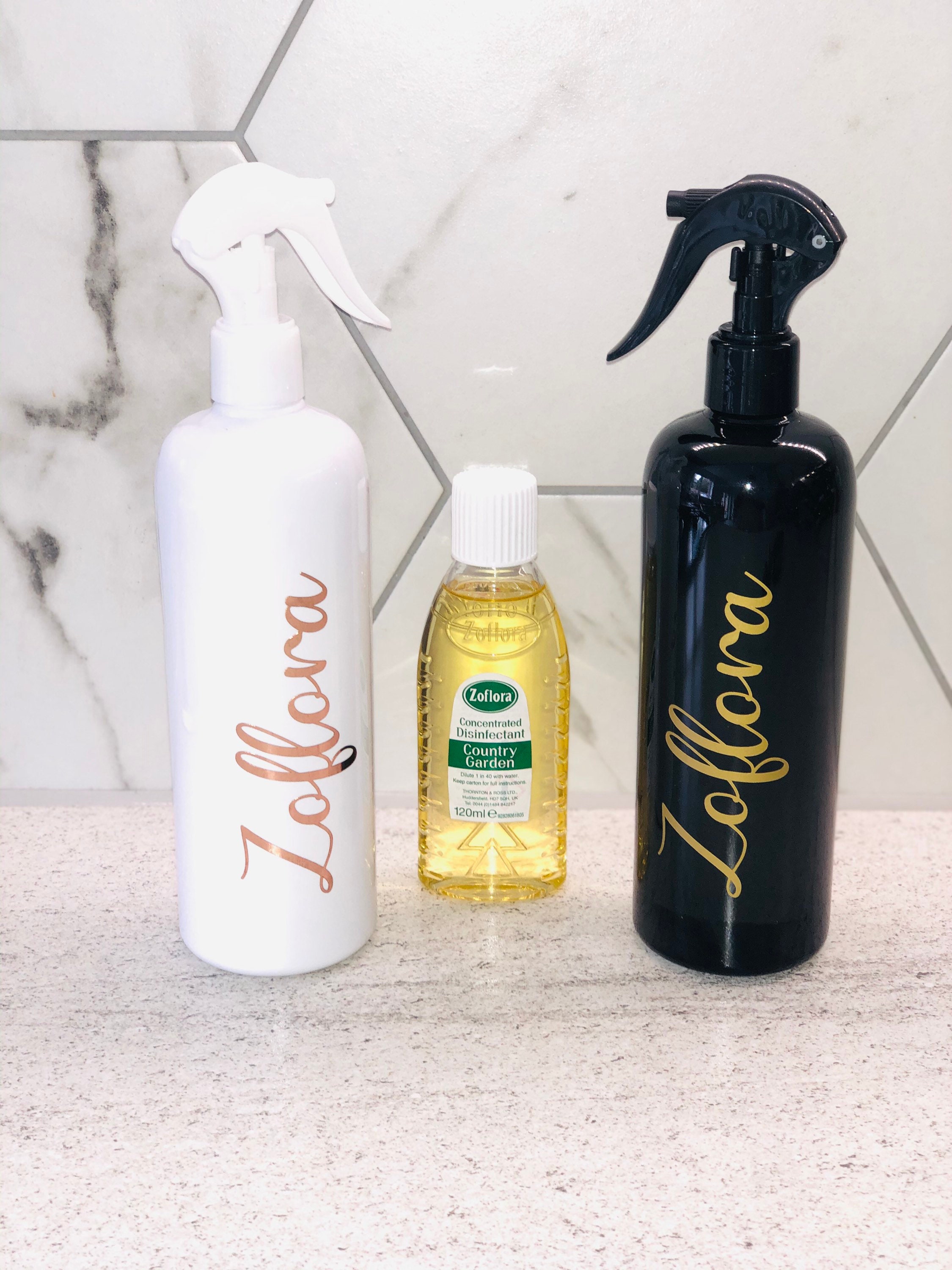 Personalised Zoflora Spray Bottle 500ml, Mrs Hinch Inspired. Etsy UK