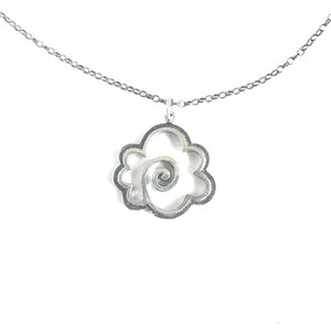Silver cloud pendant,  cloud design, silver linings necklace,  inspirational jewellery, hope