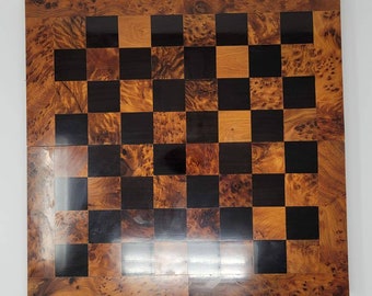 Handmade Birdseye cedar  Burl Wooden Chess Box Set From California . Good gift for **<<THANKSGIVING>>**<<<Christmas >>>
