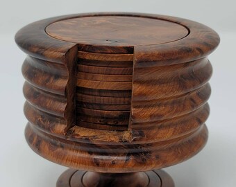 Set Of  Decorative Wooden Cup Of Coasters, cedar Wood Coasters For Coffee Table .great gift for <<*THANKSGIVING>>*.