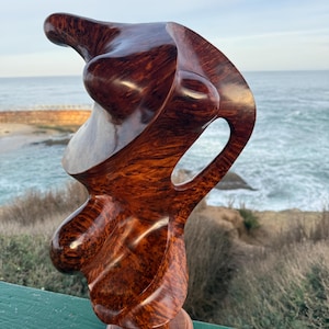 unique art abstract sculpture from cedar root