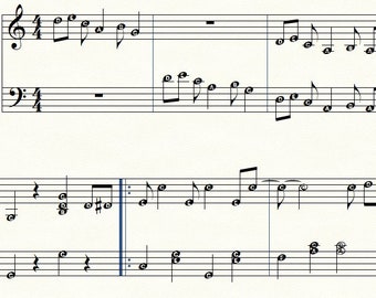 The Entertainer Scott Joplin Intermediate Download and Print EZPLAY Piano Solo Big Note Ragtime