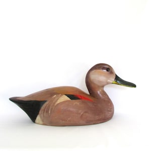 Gadwall Duck Decoy, Large Decoy, Decoy Art, Waterfowl Art, Antique Style Decoy, Gift for Men, Mantlepiece Art, Hearth Decoy