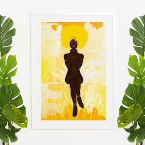 Demeter, Greek Goddess of the Harvest – Art Print | A3 A4 A5 Mythology Wall Art | Women of Olympus Illustration | Feminine Decor