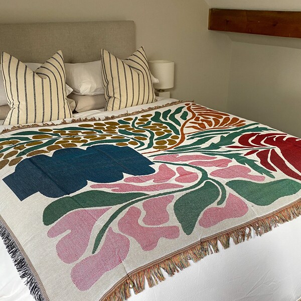 Floral Blanket Etsy UK
