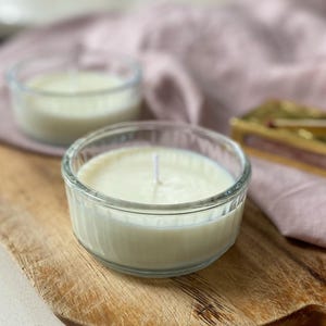 Set of 2 Citronella Candles | Outdoor Candles | Ramekin Candles | Mosquito Repelling Candles