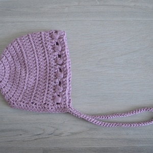 Patrón de Ganchillo Mia Capota Bebé - patrón crochet capota bebe - capota bebe - Gorro bebe crochet