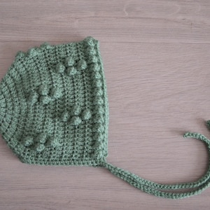 Bonnet Crochet Pattern- Josie bonnet - Crochet pattern bonnet - Crochet baby hat - Crochet bonnet - Crochet baby bonnet