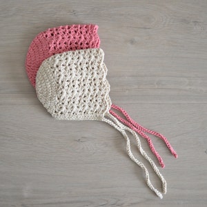 Crochet Baby Bonnet Pattern - Ocean Design, 4 Sizes (PDF Pattern) image 3
