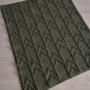 Crochet Blanket PATTERN - Crochet Stroller Blanket - Crochet pattern blanket - Crochet baby blanket - Arrow blanket