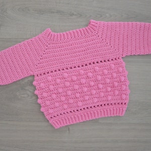 Häkelanleitung Baby und Kinder Pullover (bis 6 Jahre), Baby Häkelpullover, Kinderpullover gehäkelt