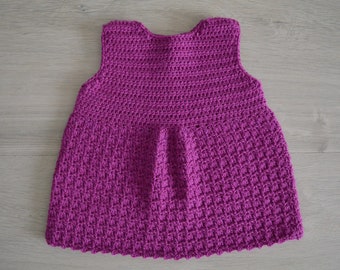 Lily Dress Crochet Pattern, Baby Girl Dress (up to 6 years) (PDF Pattern)