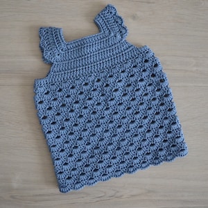 Häkelanleitung Kleid, Pippa Kleid Häkelanleitung (bis 24 Monate), Häkelanleitung Kleid Baby - Babykleid - Häkelbabykleid