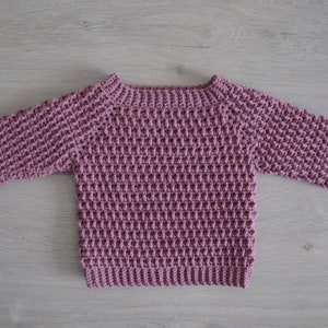 Crochet PATTERN Sweater (up to 6 years) - crochet pattern jumper -  Harvey sweater - Crochet kids sweater - Crochet kids Jumper - Christmas