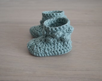 Crochet Baby booties PATTERN - Crochet Lola baby booties - Baby booties summer - Summer booties baby pattern