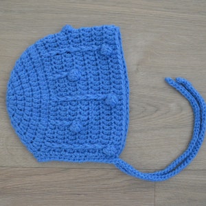 Gehaakt mutspatroon - gehaakte Drip Cake bonnet - babymuts - kindermuts