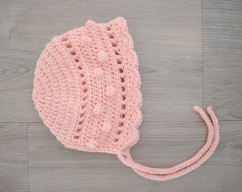 Crochet Baby Bonnet Pattern – Ezra Bonnet (PDF Pattern)